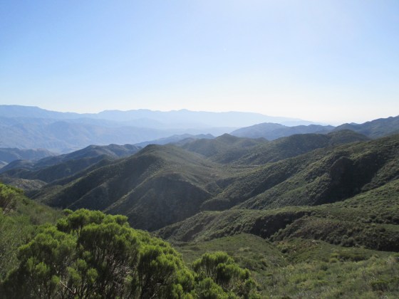 The mountains that morning 