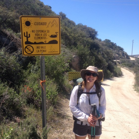 About to go down the canyon