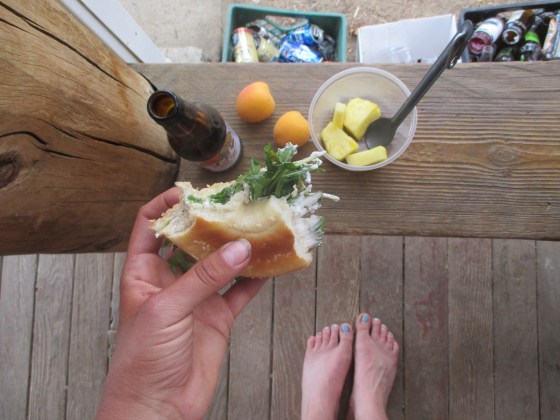 Yummy snacks from a trail angel and her children